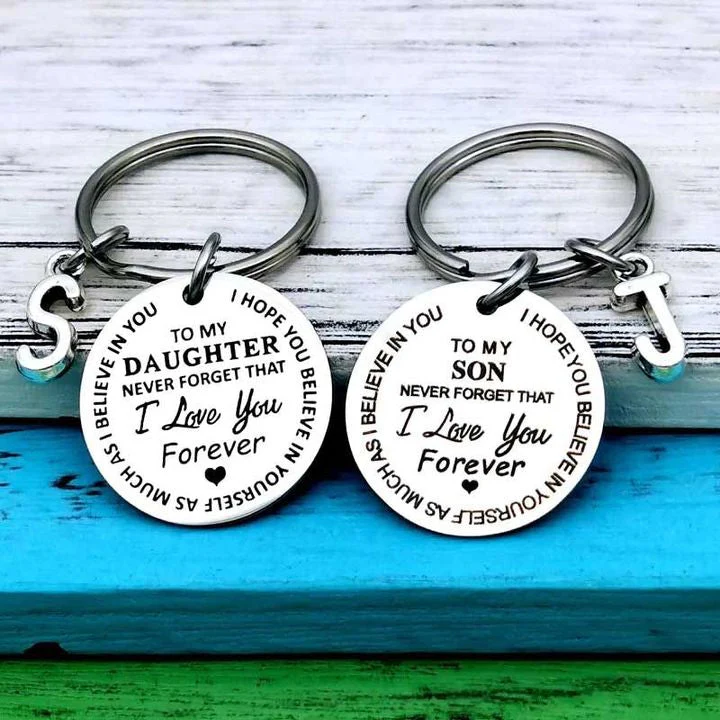 Gift For Son/Daughter- Letter Key Chain - Image 3