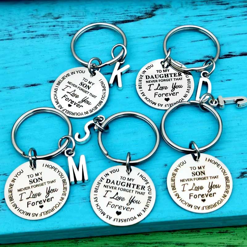 Gift For Son/Daughter- Letter Key Chain - Image 4