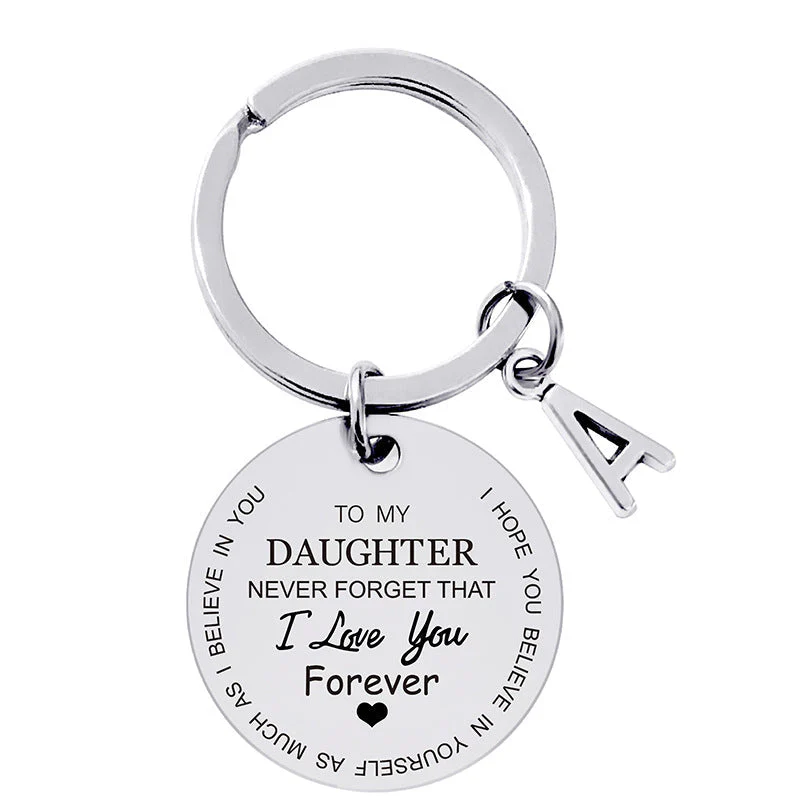 Gift For Son/Daughter- Letter Key Chain - Image 7