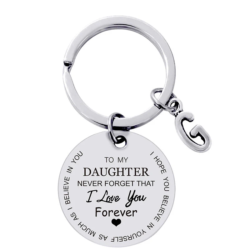 Gift For Son/Daughter- Letter Key Chain - Image 8