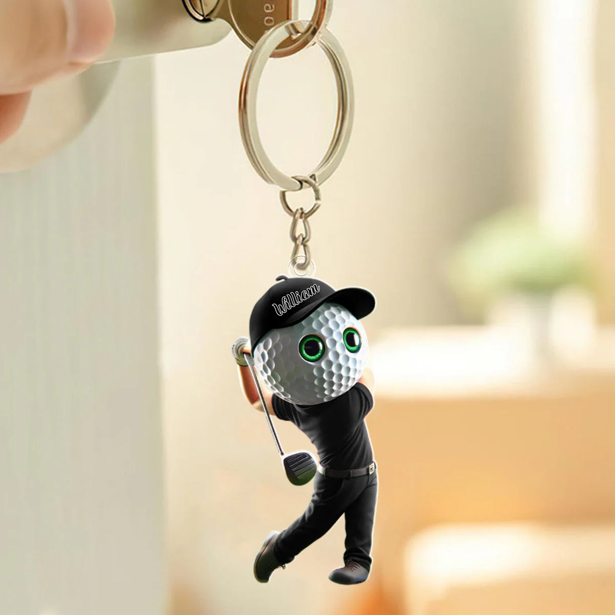 Golf Man Personalized Golf Keychain For Golf Lovers - Image 6