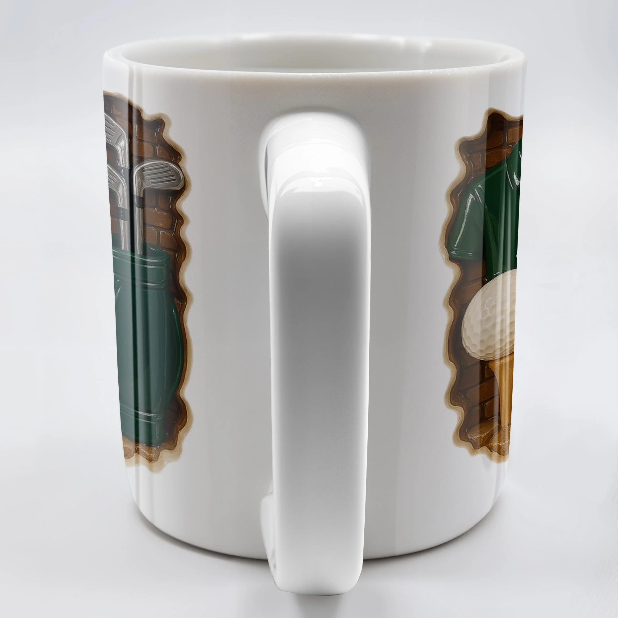 Golf Shirt, Golf Balls, Golf Clubs, Golf Bag - Personalized Mug, Gift For Golf Lovers - Image 7
