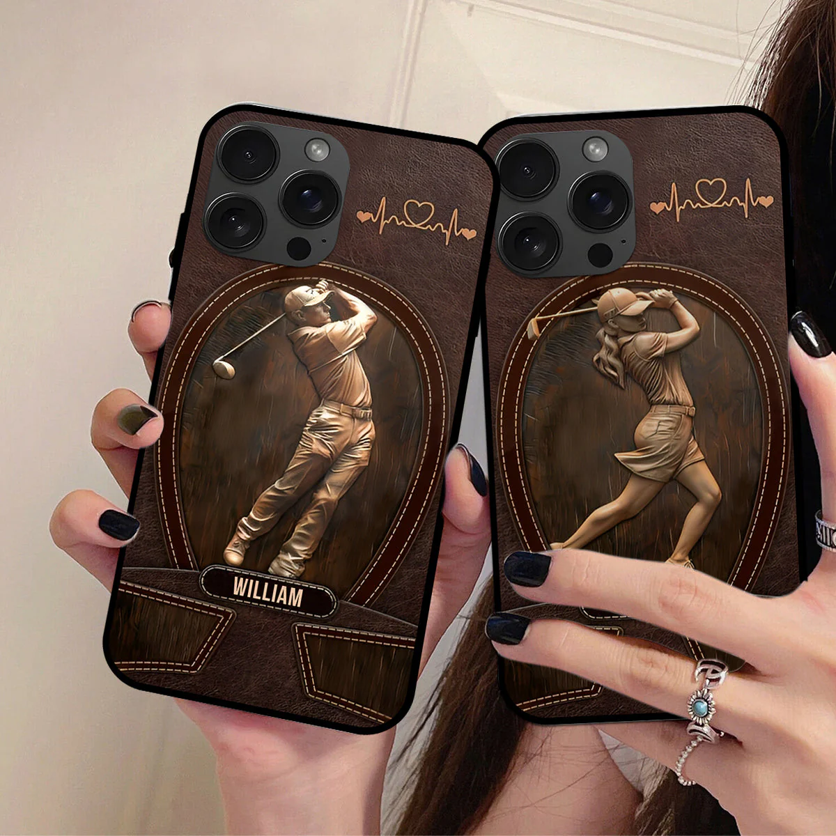 Golf Swing - Custom Name Phone Case Personalized Golf Accessories for Golf Lovers - Image 5