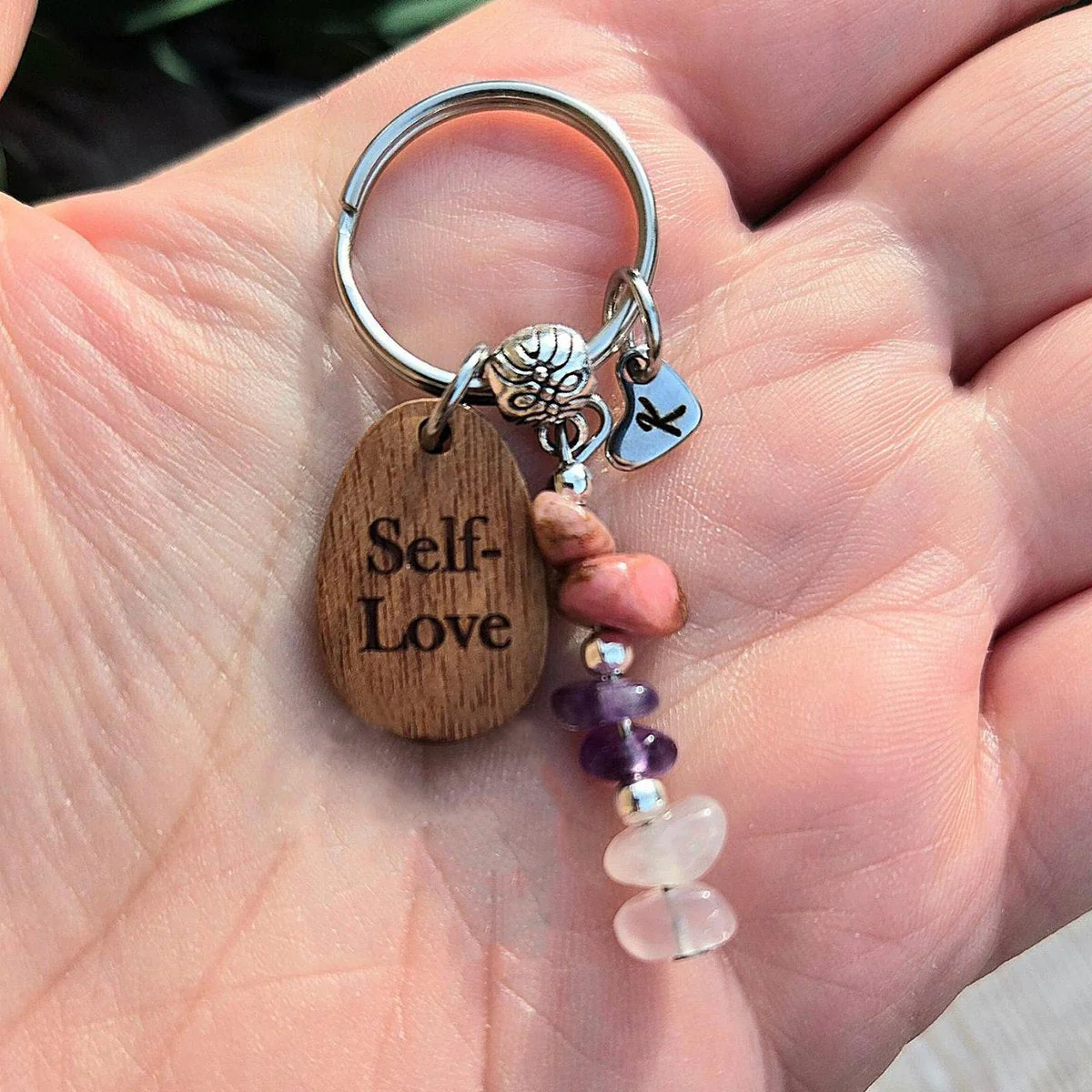 Good Luck Crystal Keyring For Luck Personalized Initial Crystal Keepsake Gift - Image 6