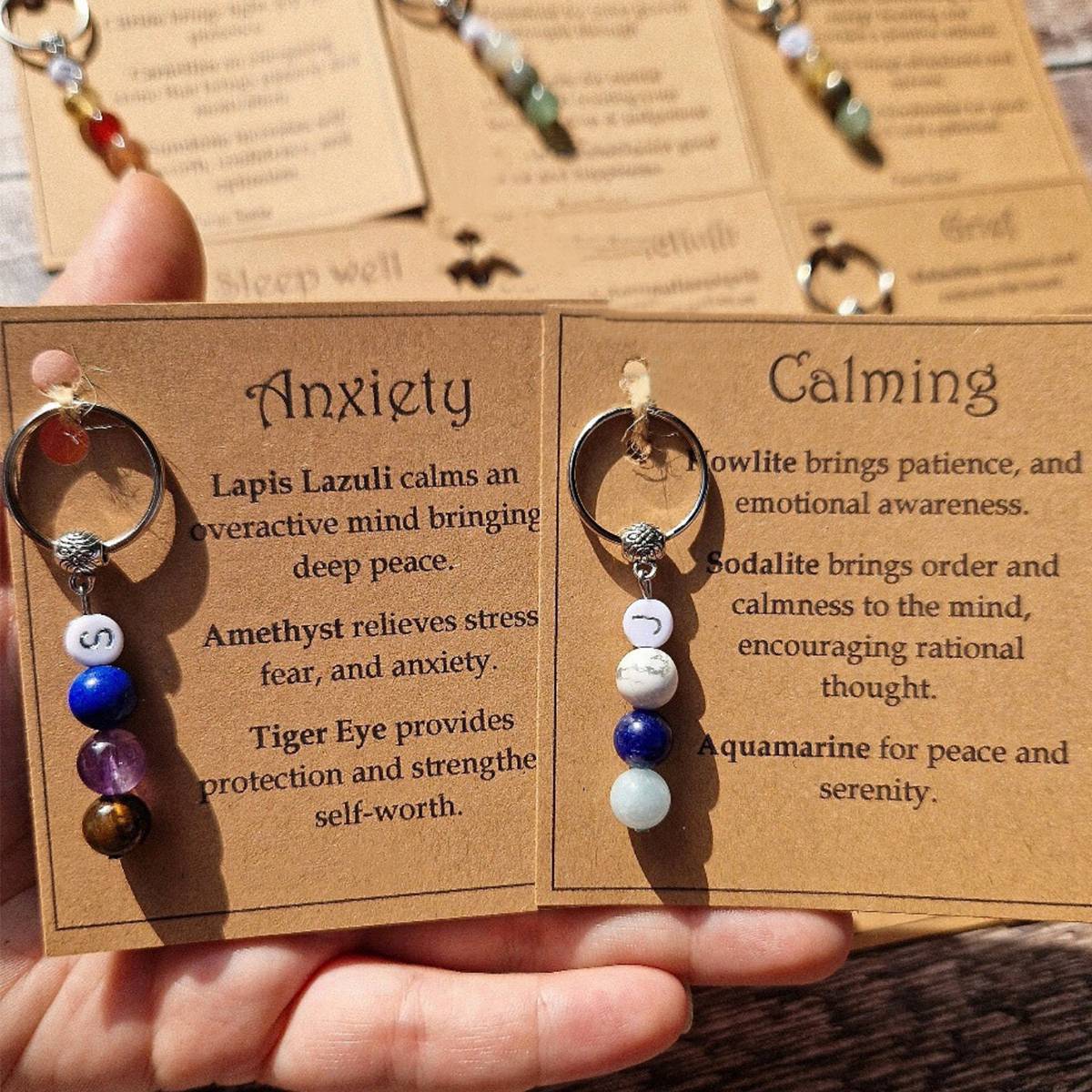 Good Luck, New Beginnings, Self Love, Success Healing Personalized Crystal Keyring - Image 8