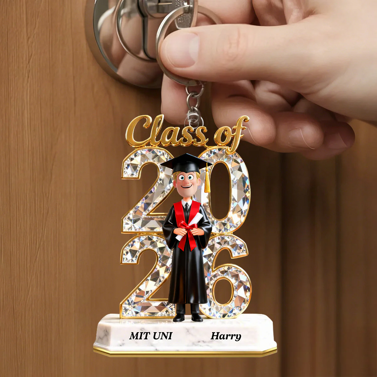 Graduation Acrylic Keychain - Personalized Gifts For Graduates - Image 3