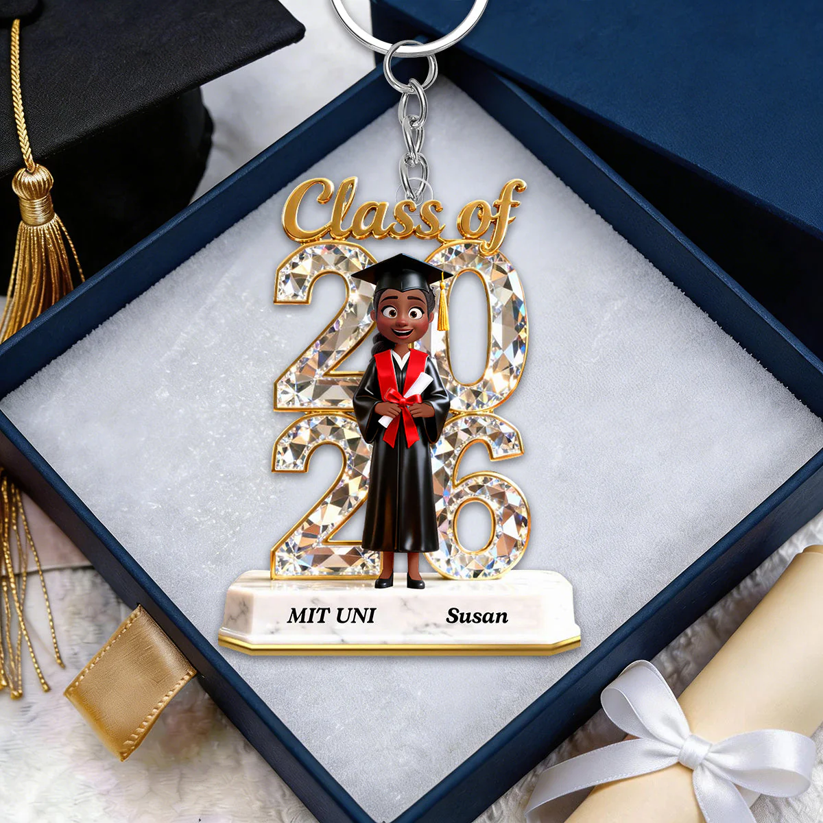 Graduation Acrylic Keychain - Personalized Gifts For Graduates - Image 5