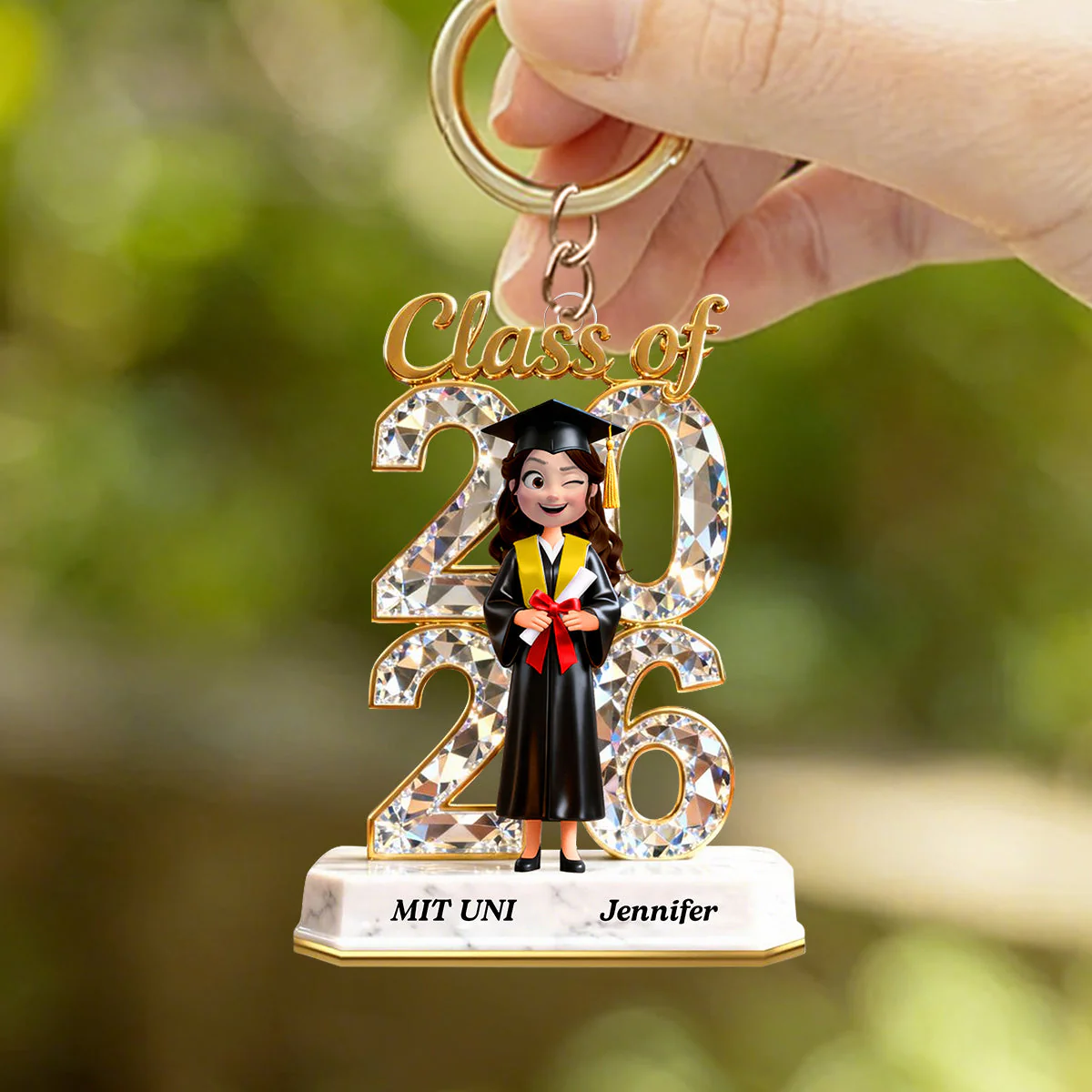 Graduation Acrylic Keychain - Personalized Gifts For Graduates - Image 7
