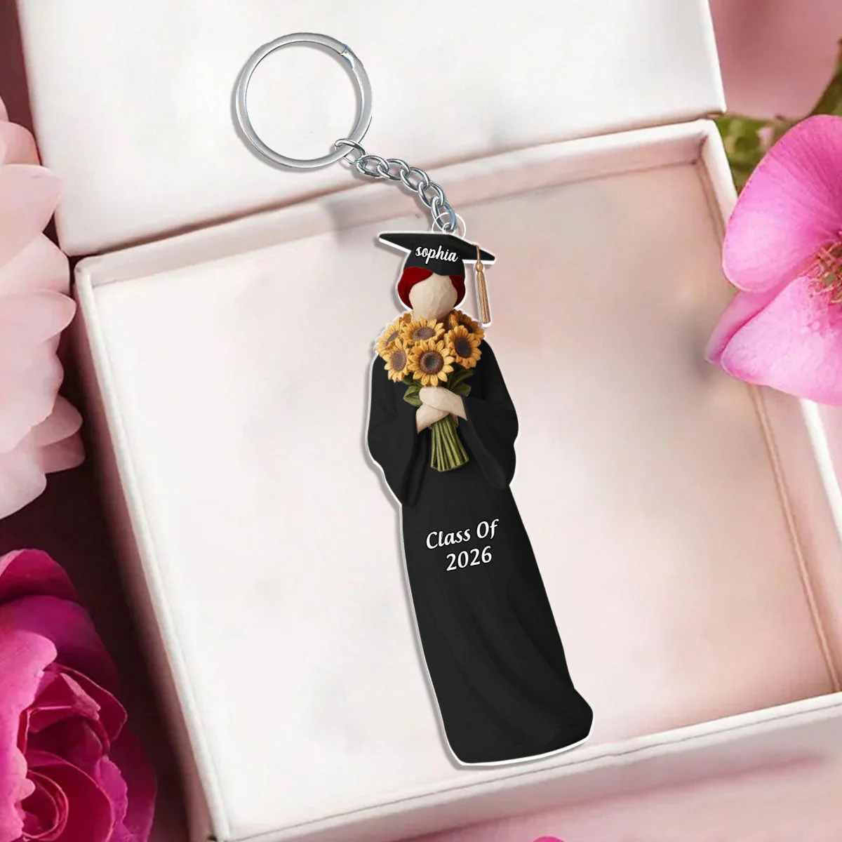 Graduation Keychain Personalized Gifts For Graduates - Image 2