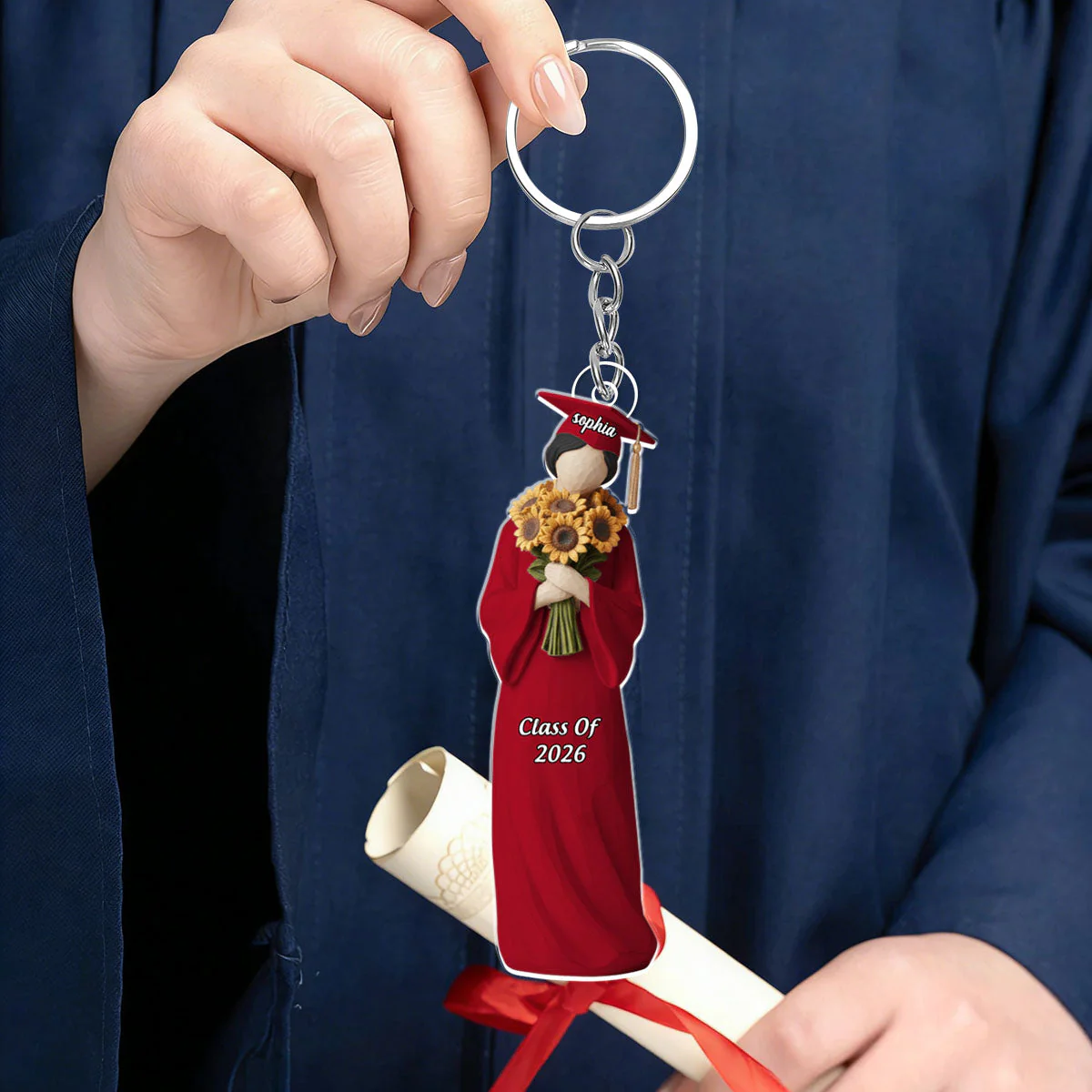Graduation Keychain Personalized Gifts For Graduates - Image 4