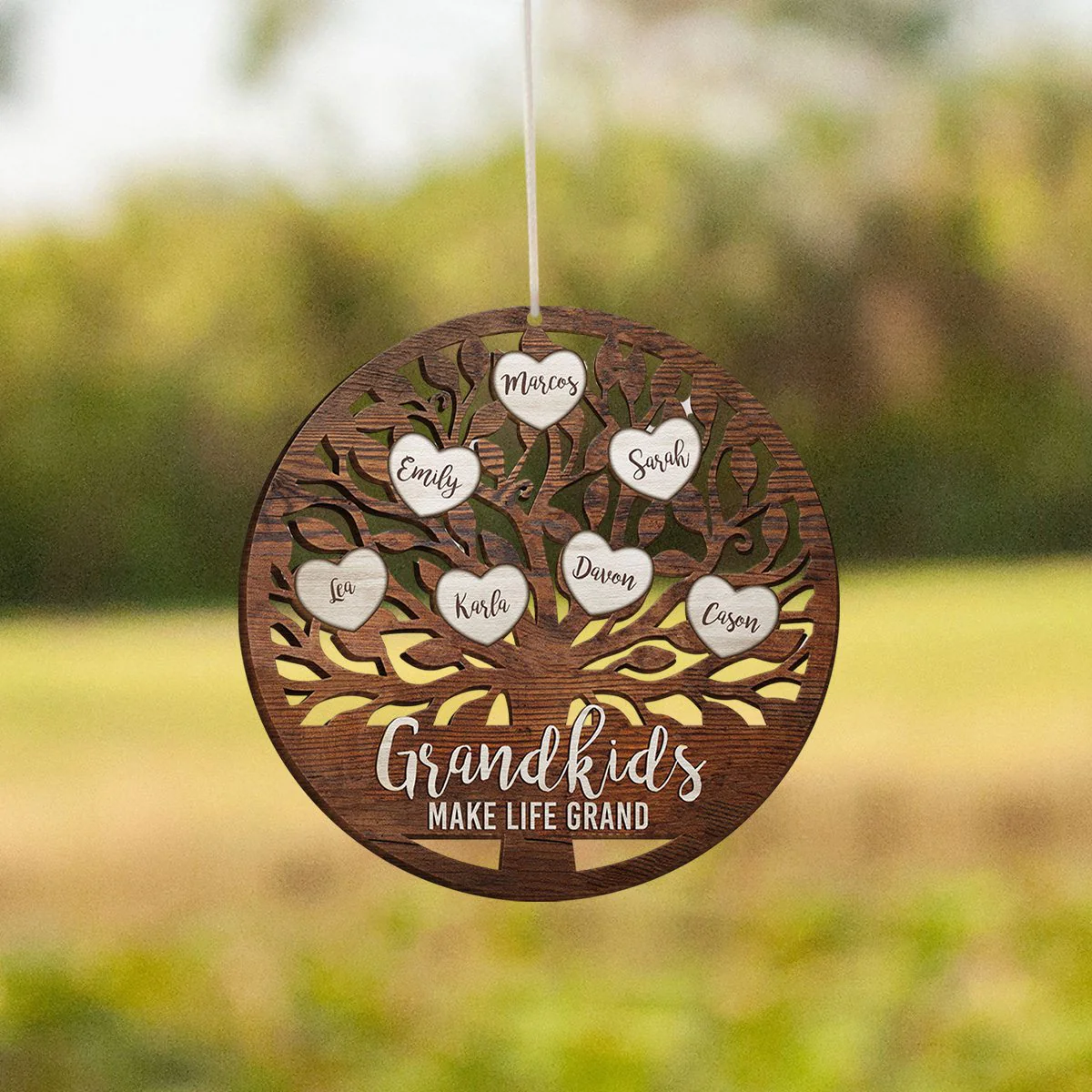 Grandkids Make Life Grand - Personalized Wind Chimes - Image 3
