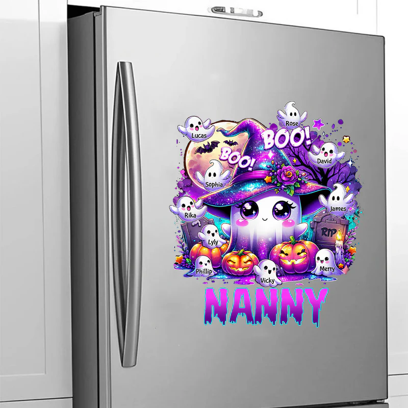 Grandma Ghost Boo! Personalized Holloween Decal - Image 3