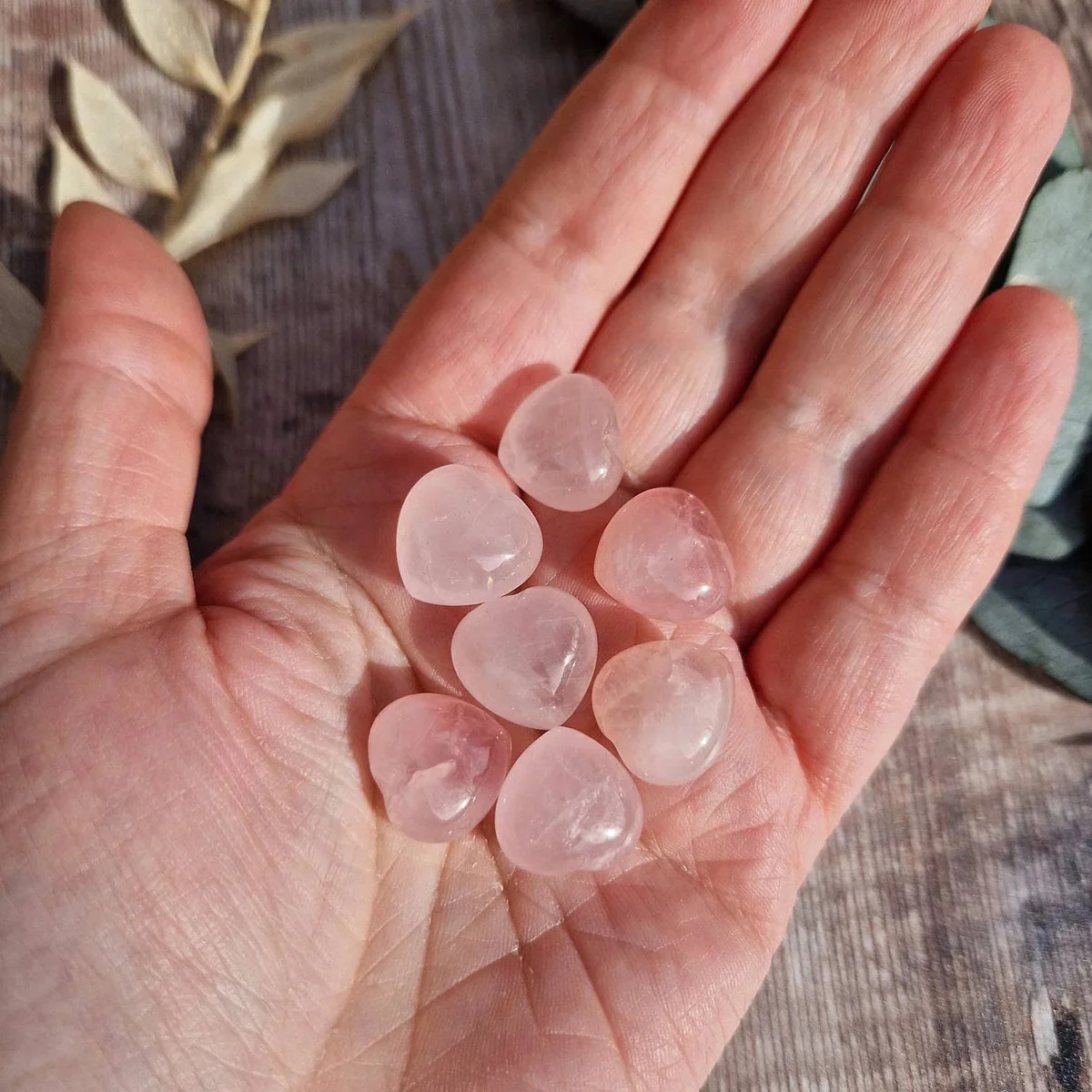 Grandma Mother & Daughter Rose Quartz Crystal,Mother's day Gift - Image 4