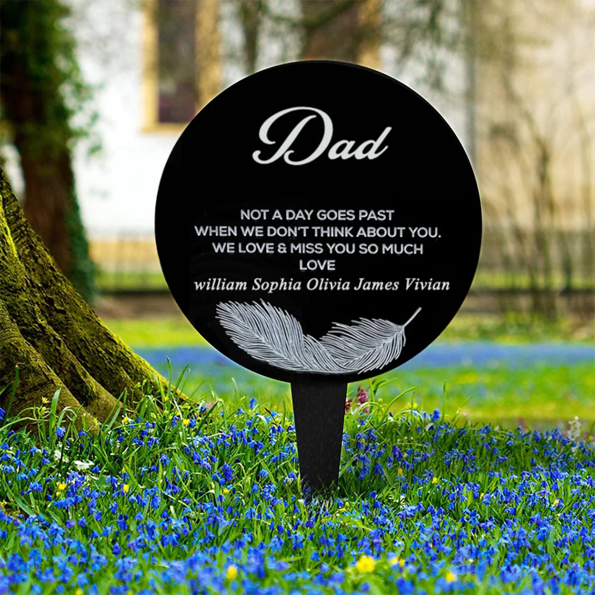 Grave Decoration For Cemetery Personalized Grave Ornament Marker Memorial Gift - Image 2