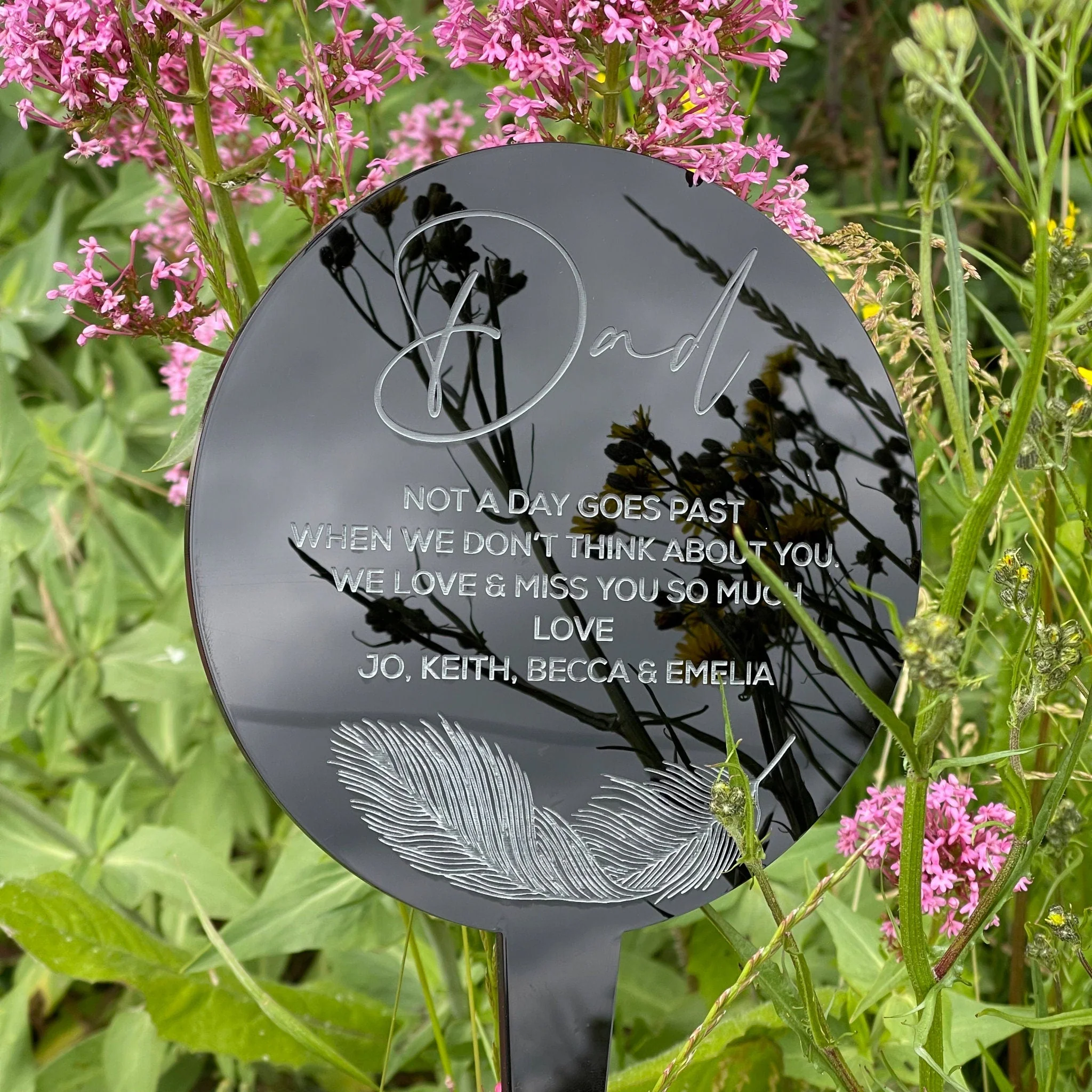 Grave Decoration For Cemetery Personalized Grave Ornament Marker Memorial Gift - Image 5