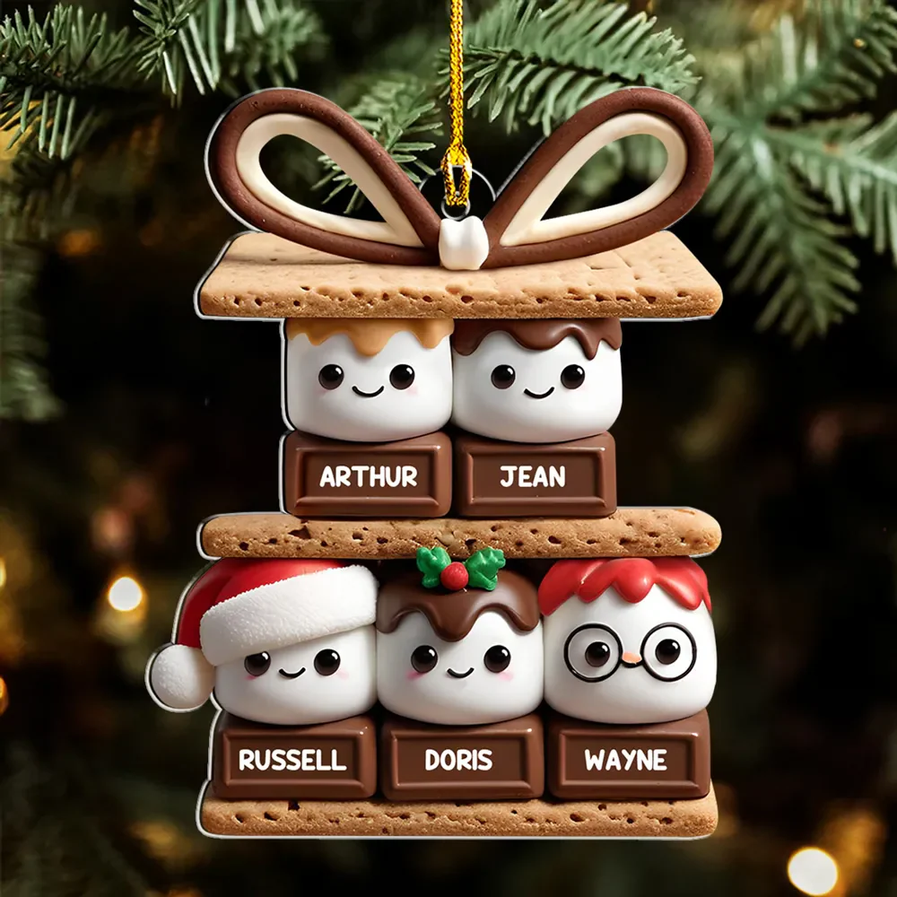 Happy Candy - Personalized Custom Acrylic Ornament - Gifts For Family, Friends, Coworkers - Image 3