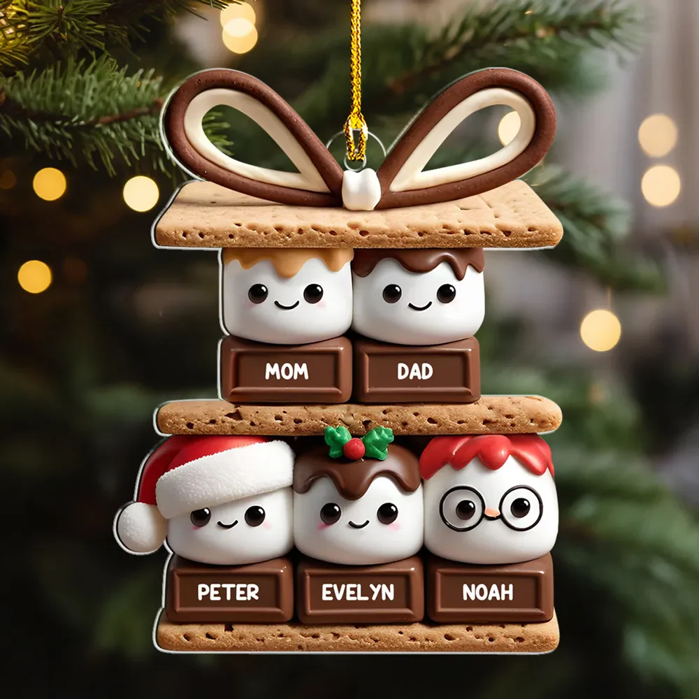 Happy Candy - Personalized Custom Acrylic Ornament - Gifts For Family, Friends, Coworkers - Image 4