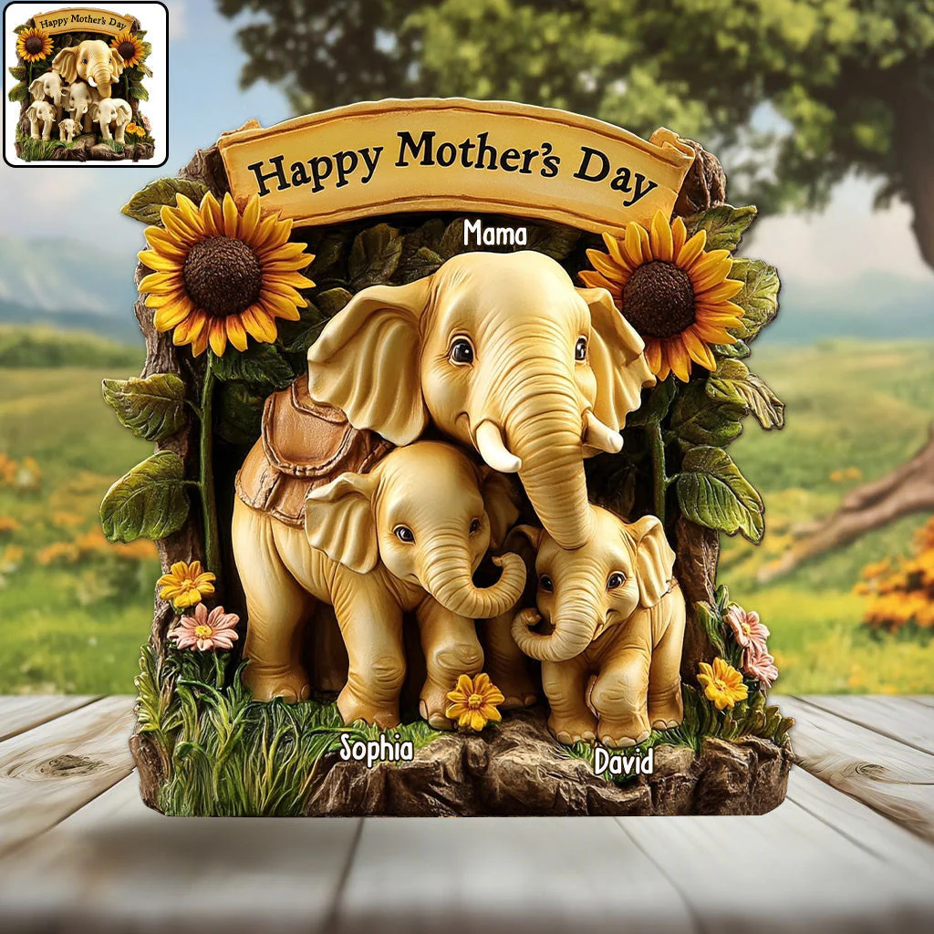 Happy Mother's Day - Personalized Acrylic Plaque For Mother's Day Gift - Image 2