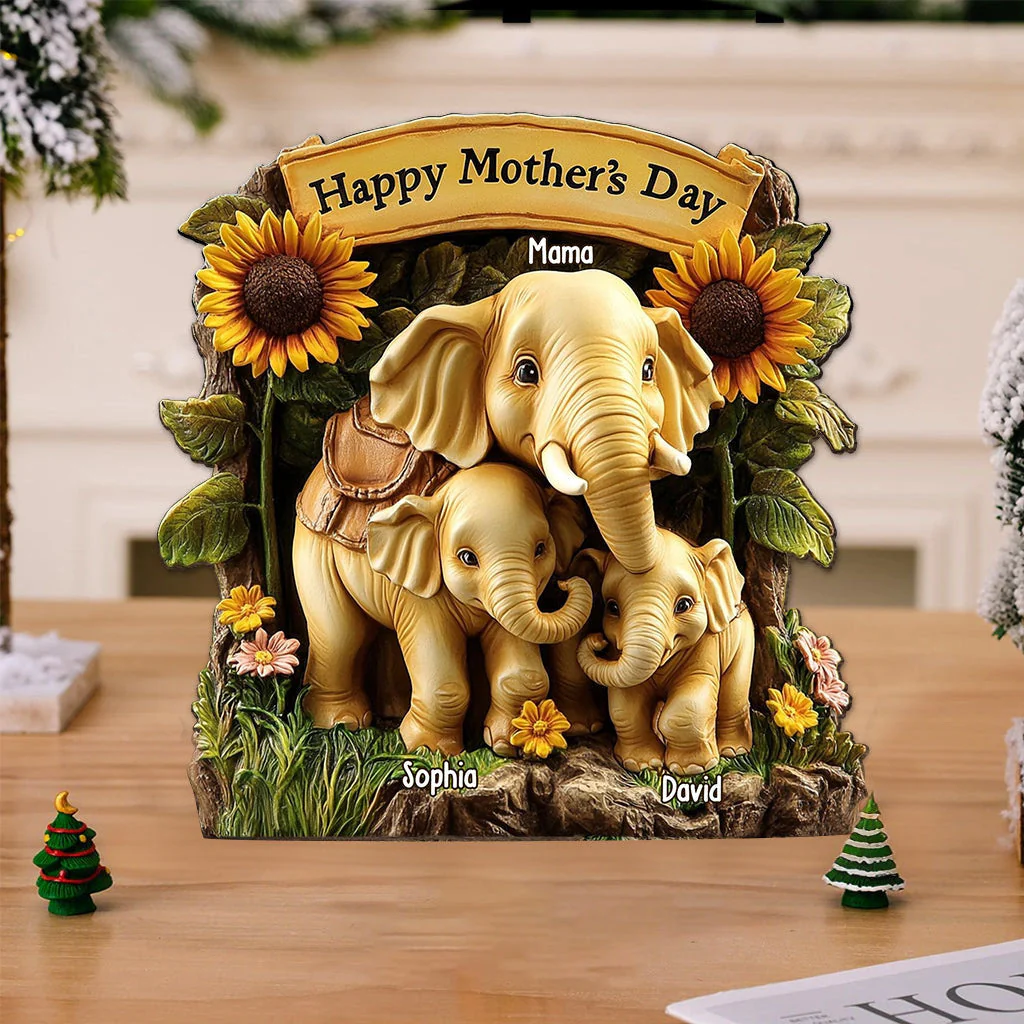 Happy Mother's Day - Personalized Acrylic Plaque For Mother's Day Gift - Image 3