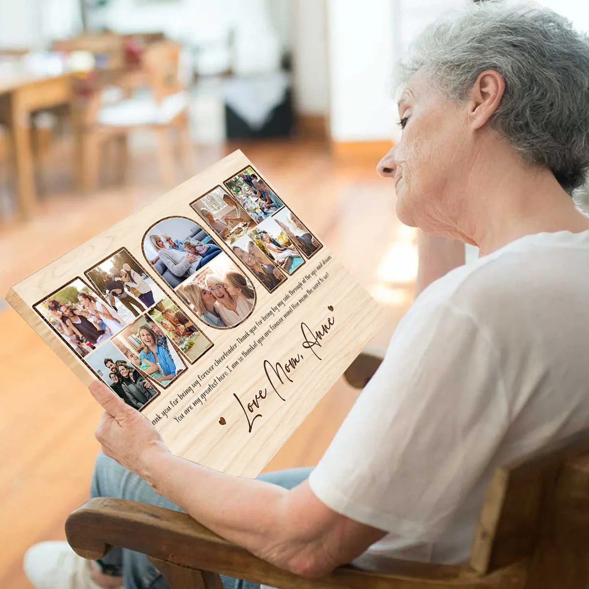 Happy Mother's Day! Personalized Mom Photo Canvas, Custom Photo Collage Wall Art - Image 4