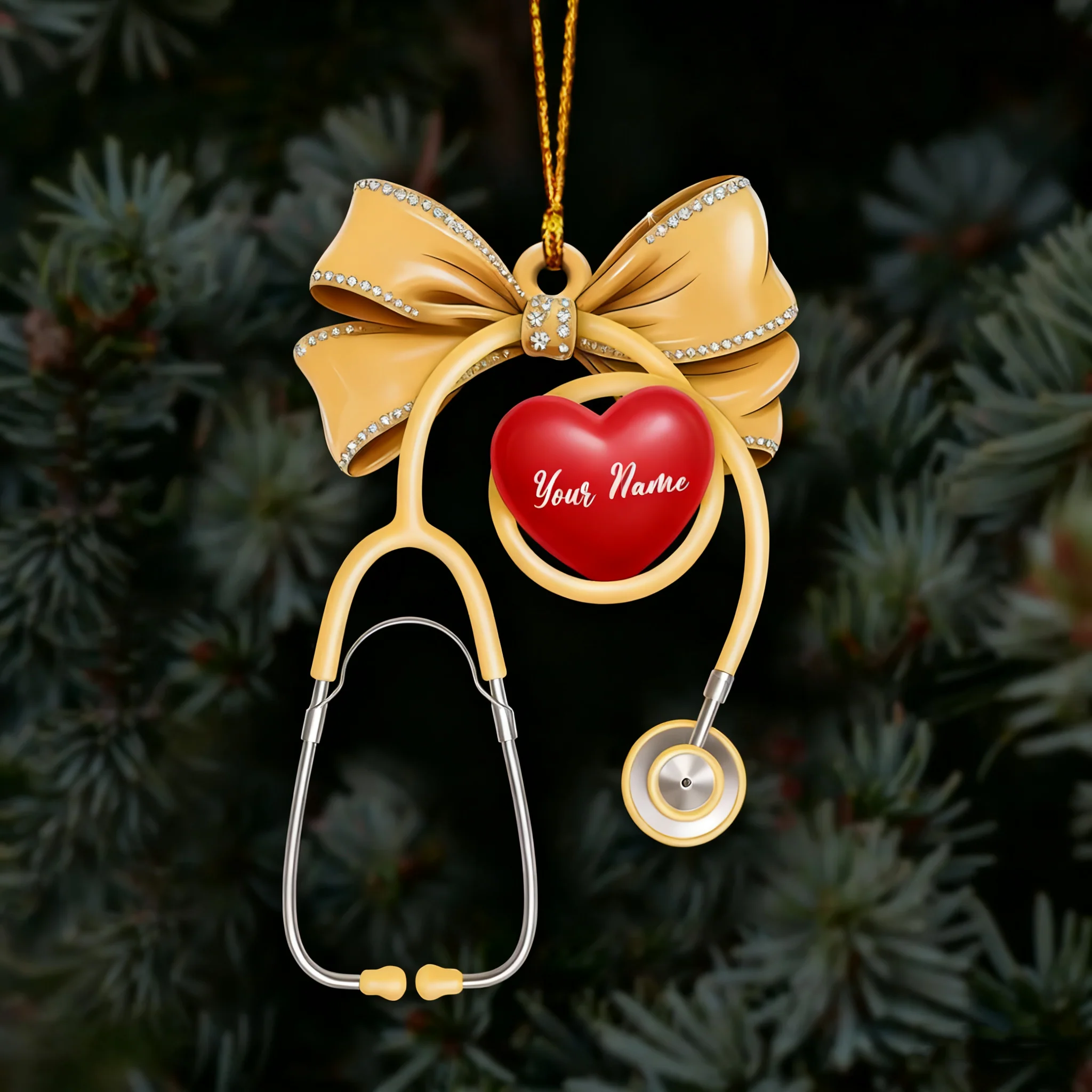 Healthcare Staff Home Decor, Christmas Ornament, Personalized Ornament - Image 2