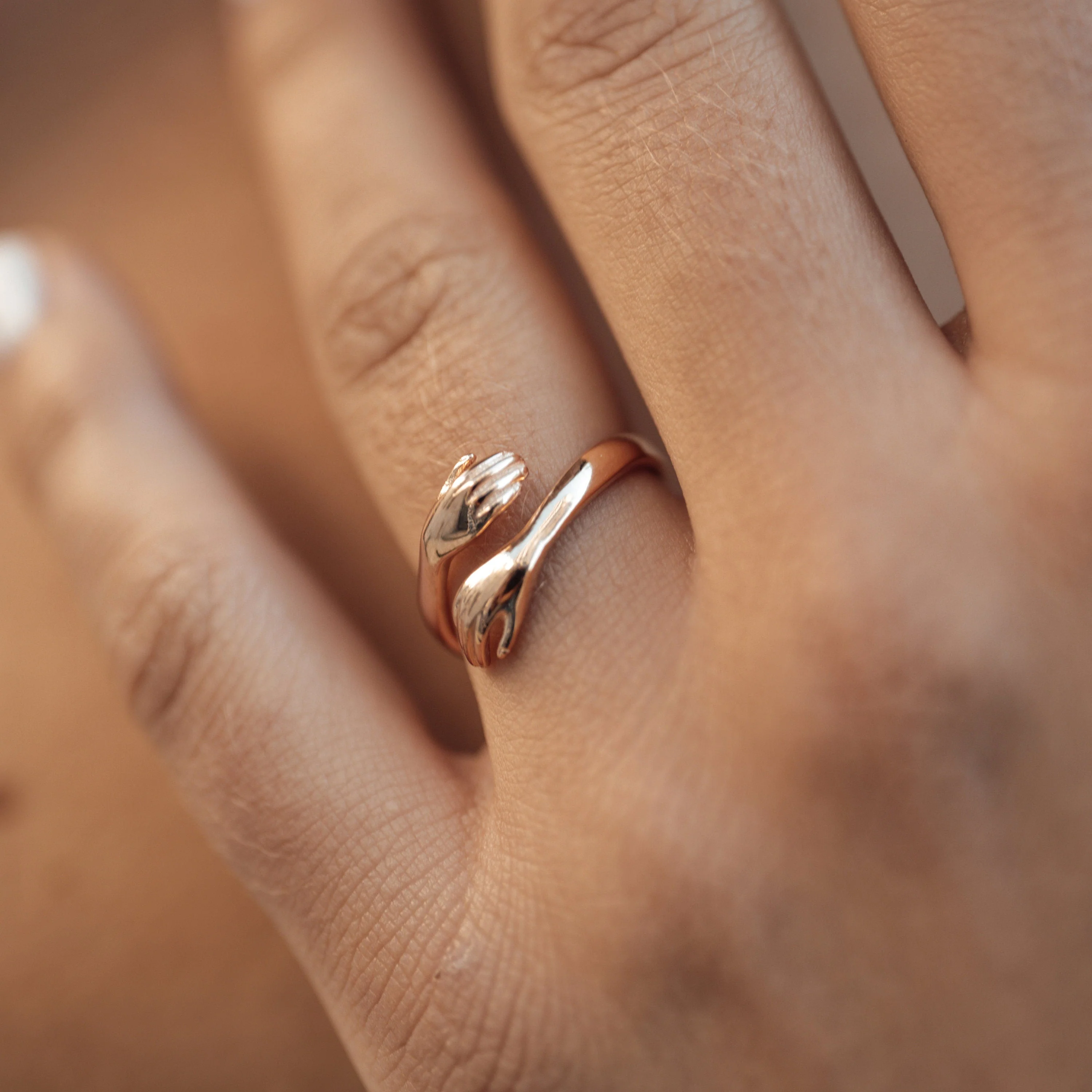 Hug Ring Adjustable Ring Gift for Women - Image 2