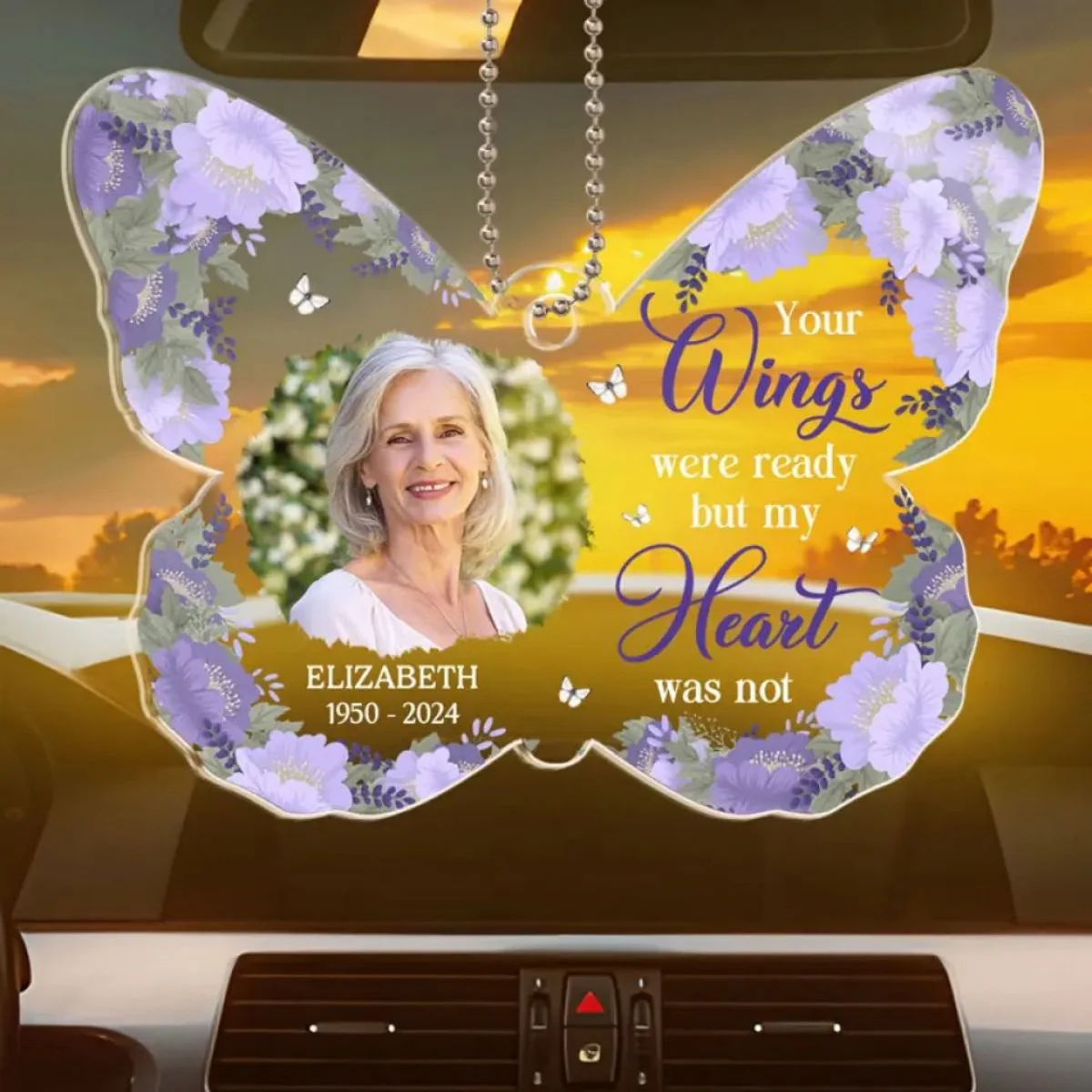 I Am Always With You - Memorial Personalized Acrylic Ornament - Image 3