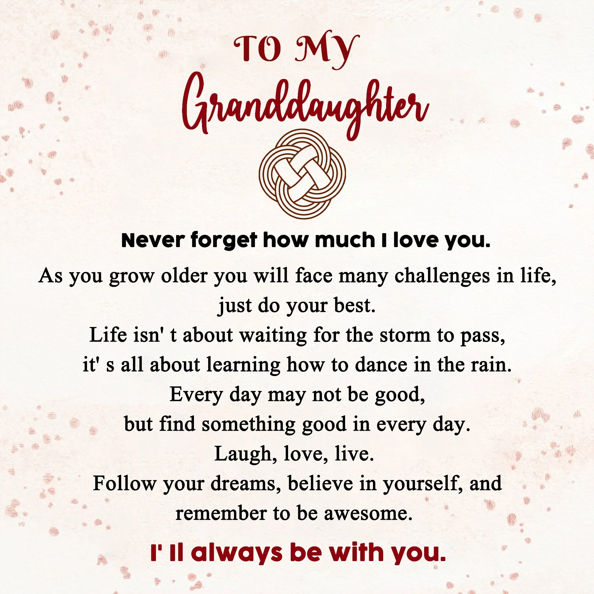 I Am Always With You - Personalized Birthstone Daughter Granddaughter Bracelet - Image 11