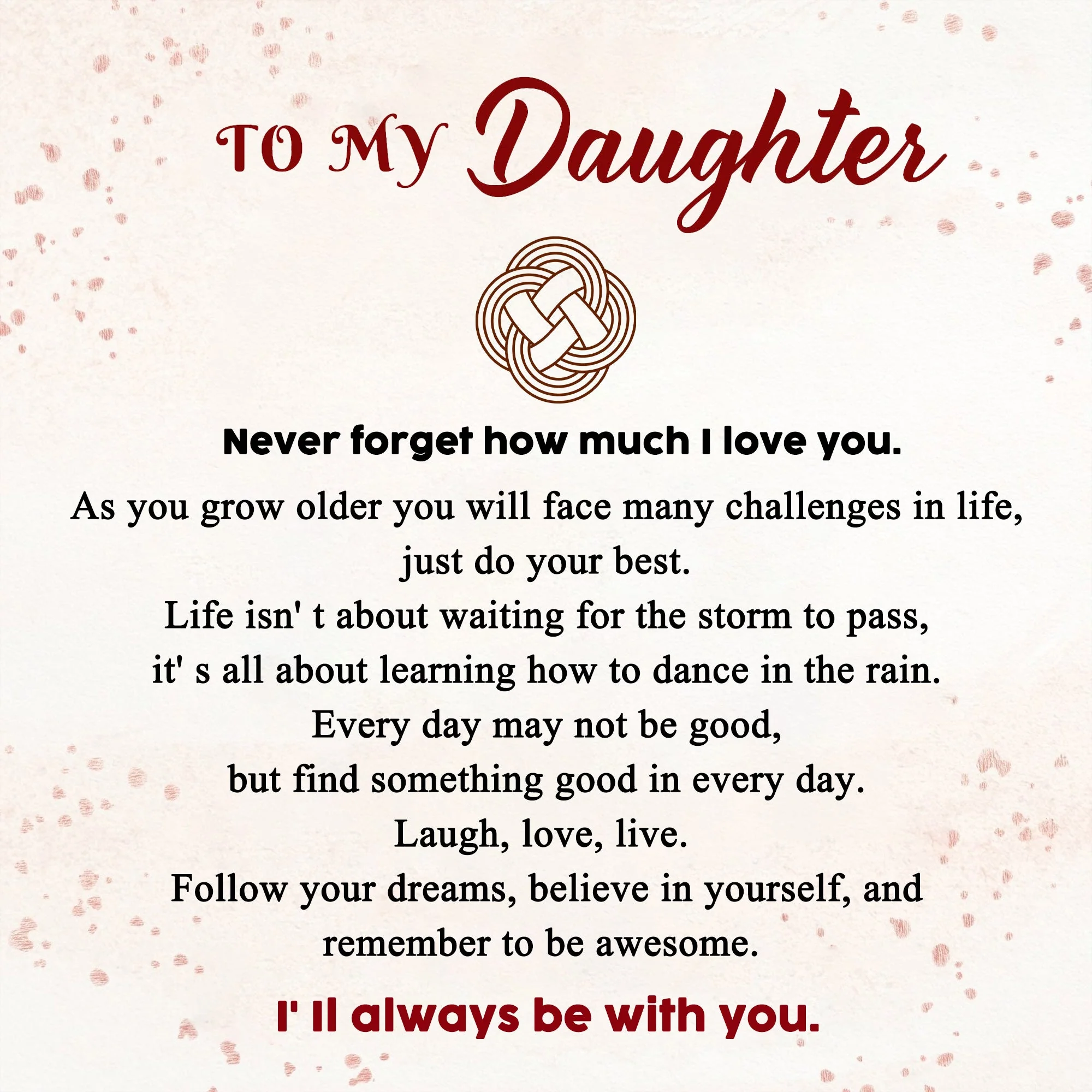 I Am Always With You - Personalized Birthstone Daughter Granddaughter Bracelet - Image 9