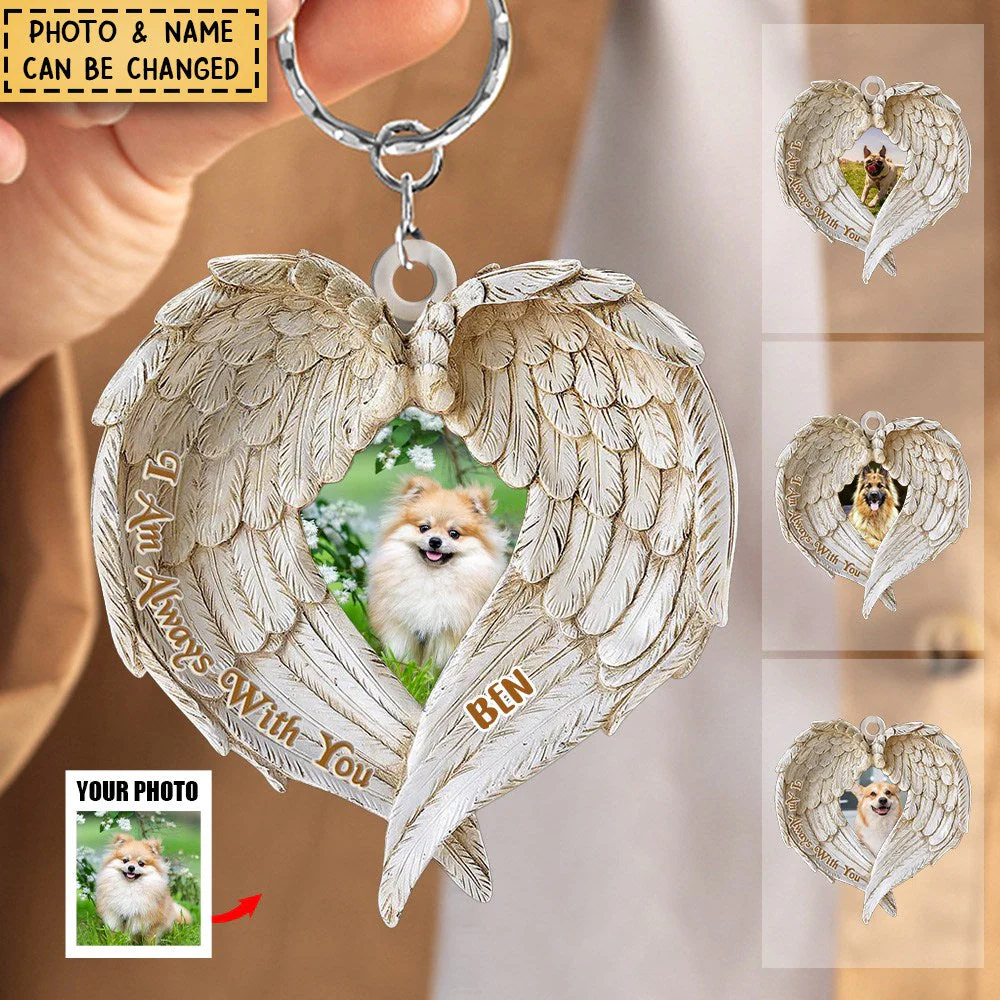 I Am Always With You - Personalized Memorial Keychain - Image 2