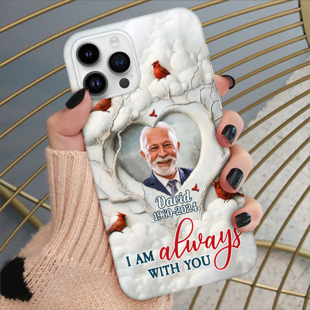 I Am Always With You Personalized Phone Case - Image 4