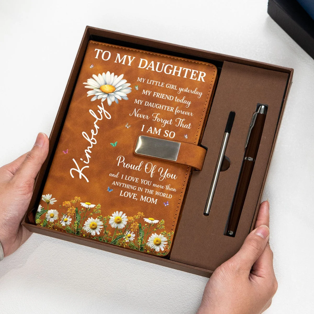 I Am So Proud Of You - Personalized Notebook Set Gift For Daughter - Image 3