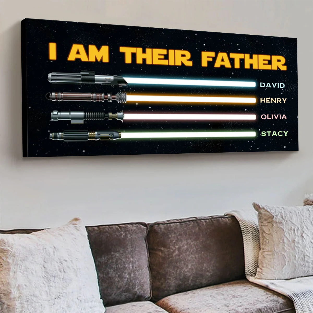 I Am Their Father Personalized Canvas Poster,Father’s Day Gifts - Image 2