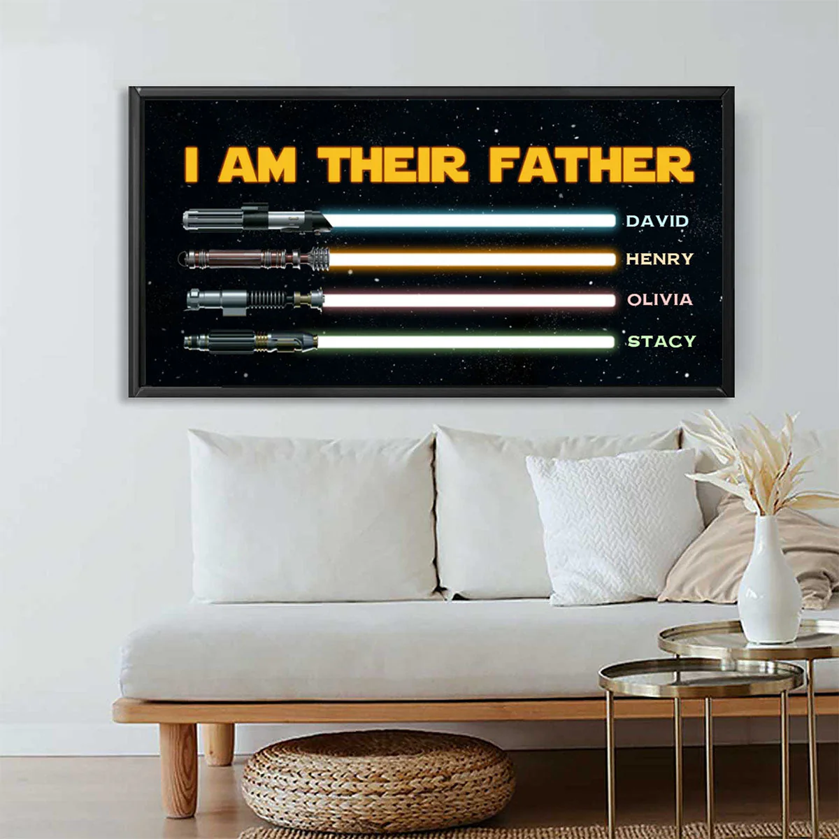 I Am Their Father Personalized Canvas Poster,Father’s Day Gifts - Image 3
