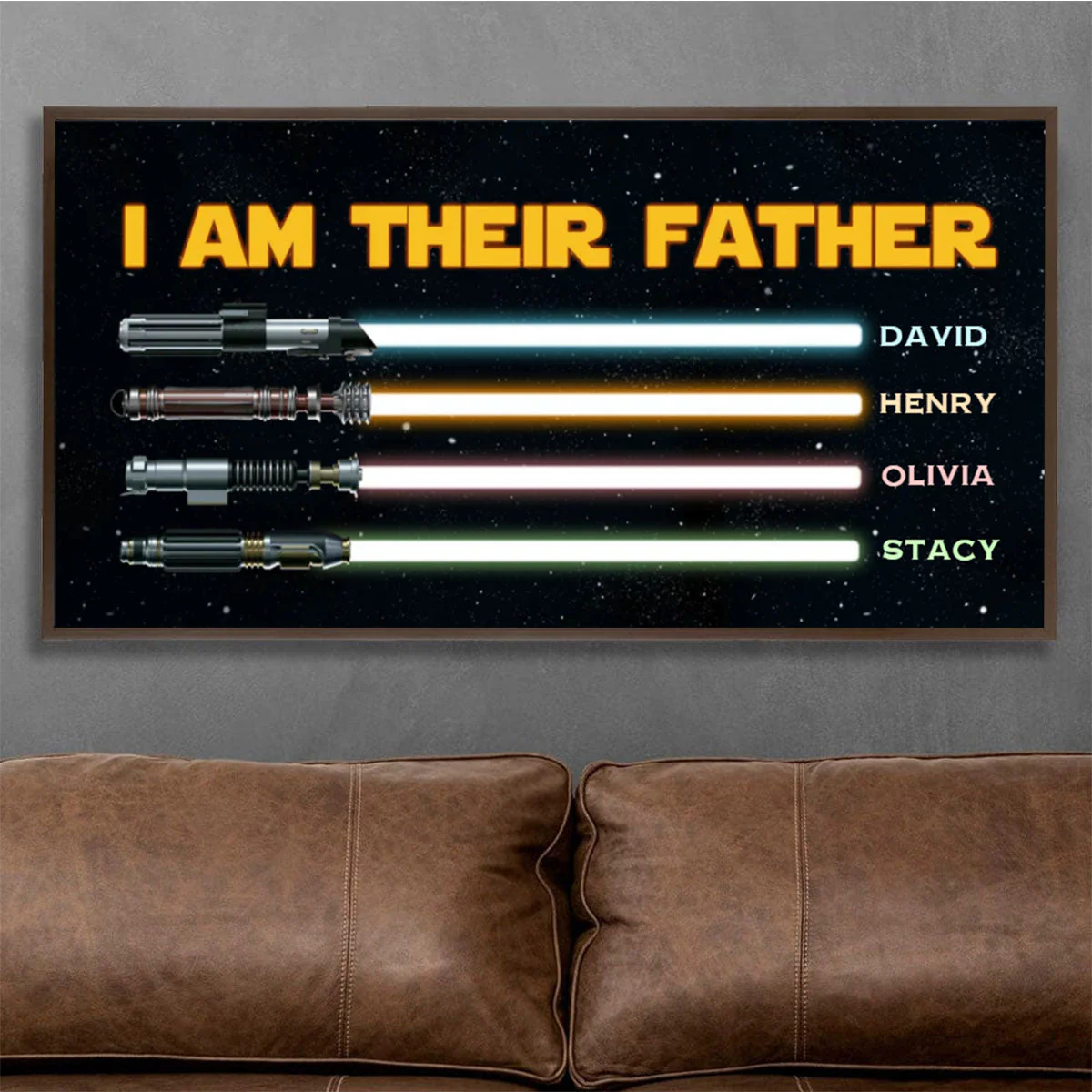 I Am Their Father Personalized Canvas Poster,Father’s Day Gifts - Image 4