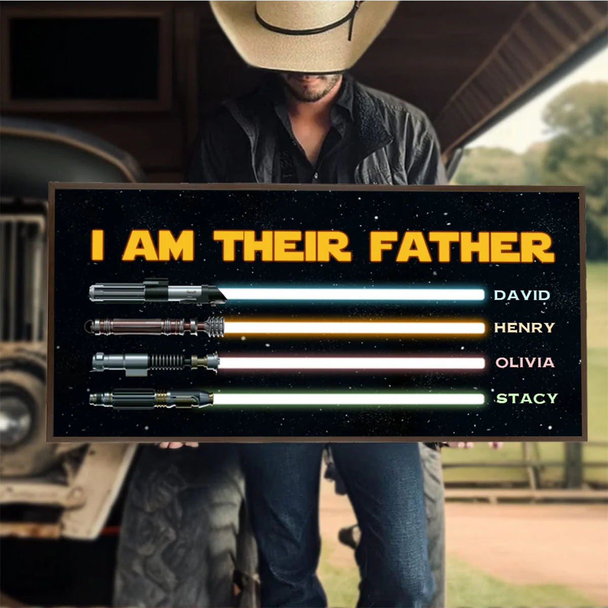 I Am Their Father Personalized Canvas Poster,Father’s Day Gifts - Image 7