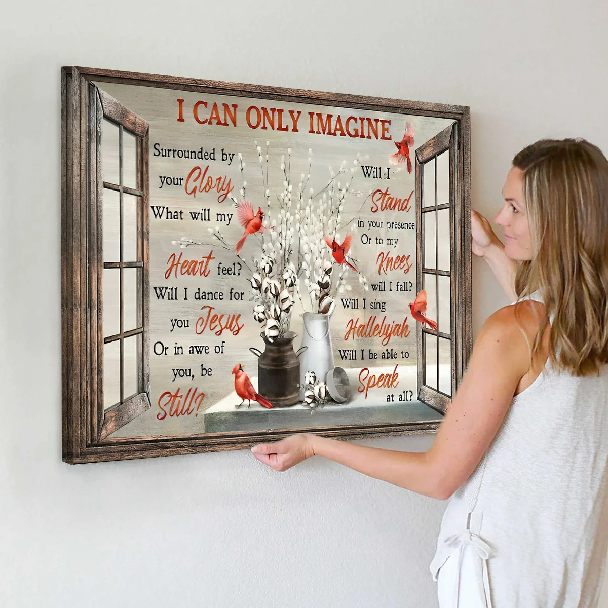 I Can Only Imagine canvas -Christian canvas, Christian home decor - Image 2