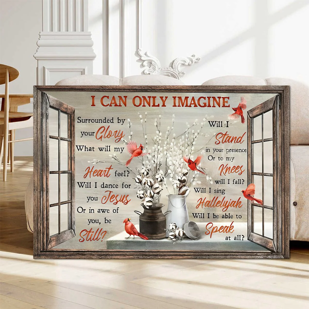I Can Only Imagine canvas -Christian canvas, Christian home decor - Image 3