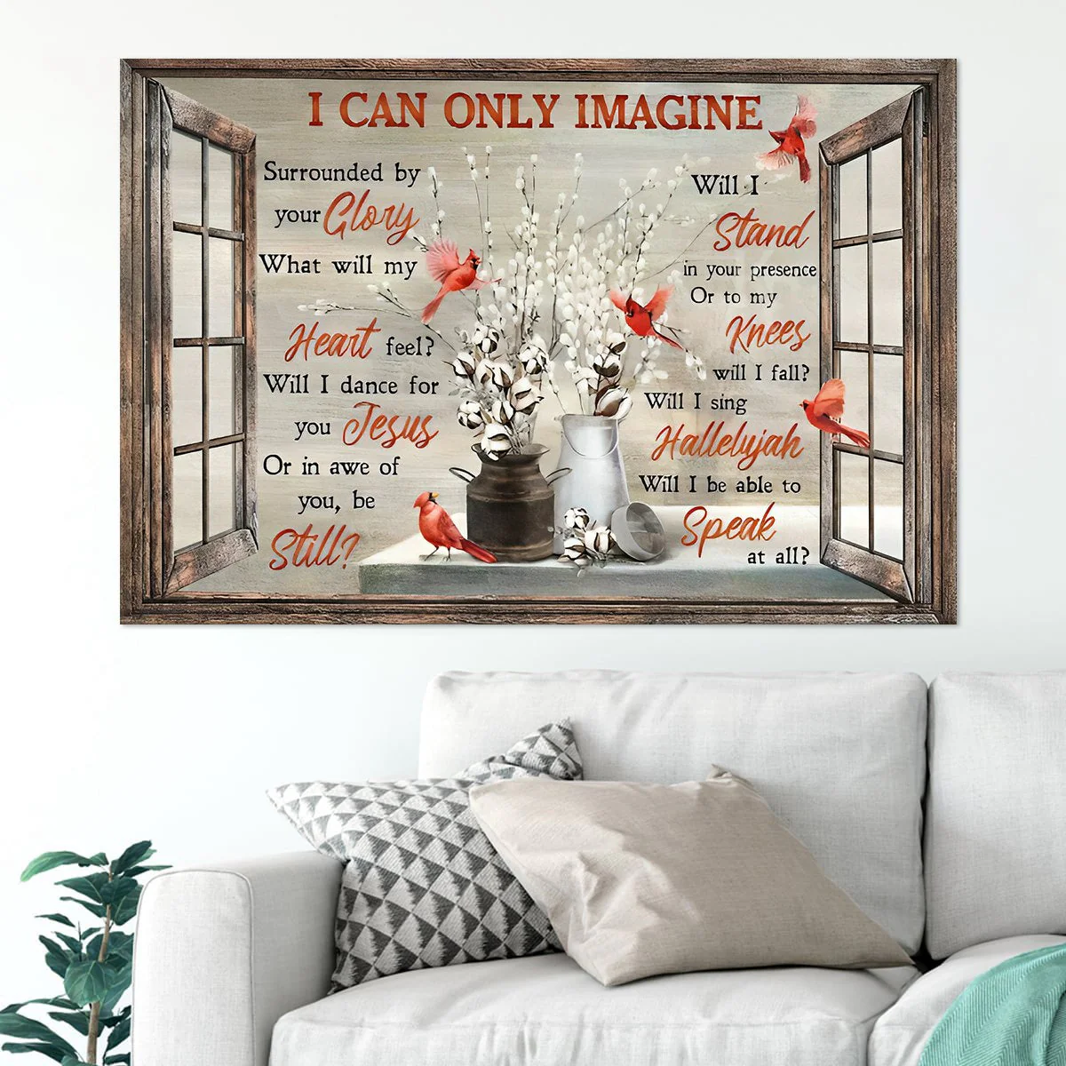 I Can Only Imagine canvas -Christian canvas, Christian home decor - Image 4