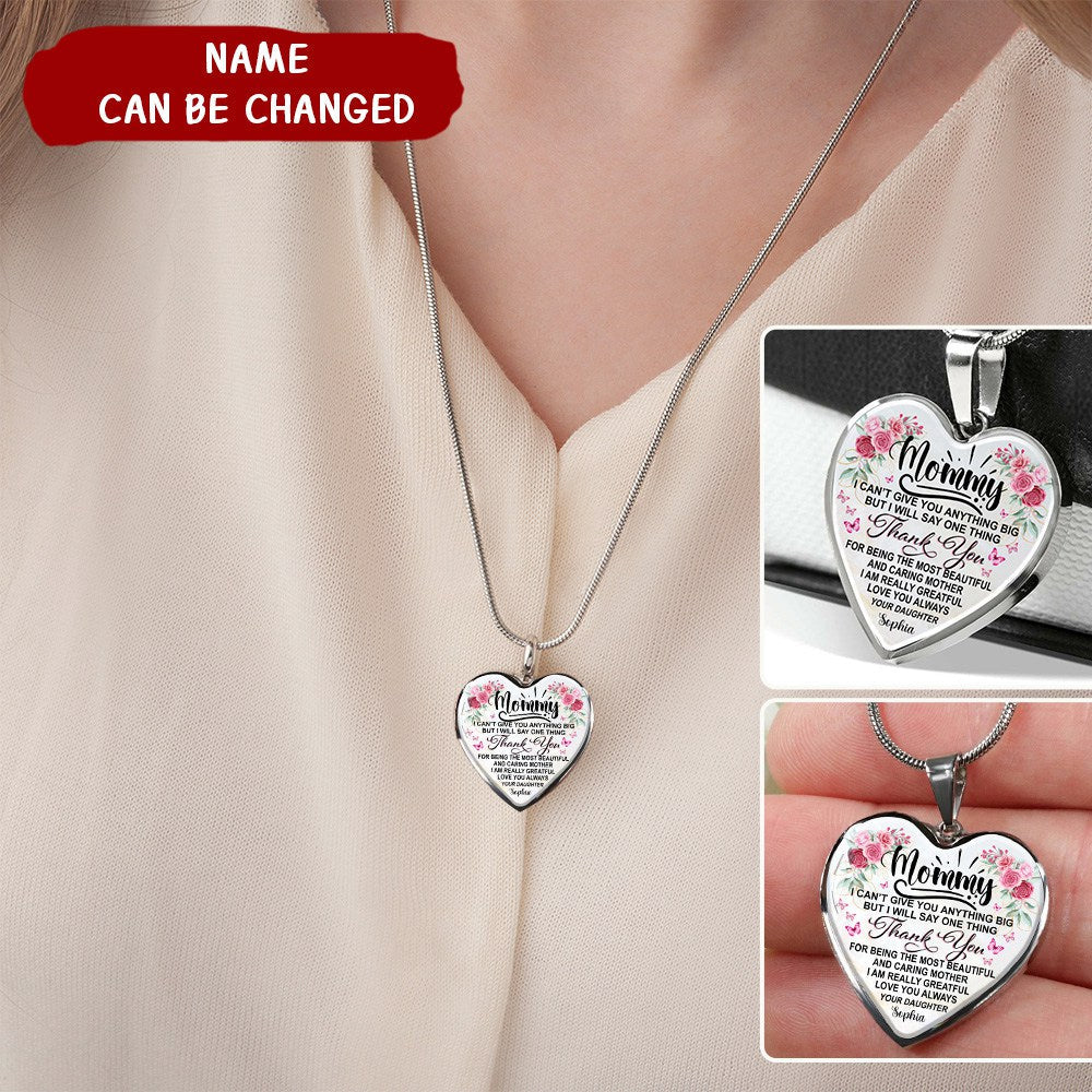 I Can Not Give You Anything Big But I Will Say One Thing Thank You - Personalized Necklace - Image 2