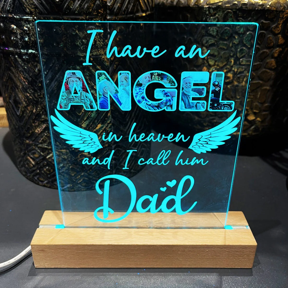I Have An Angel In Heaven Personalized LED Light - Image 2