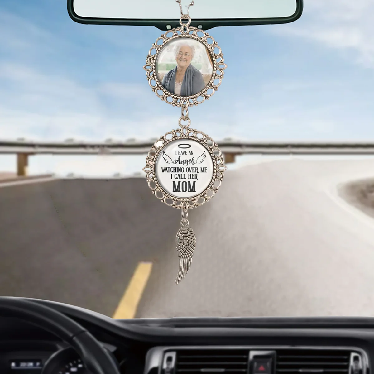 I Have An Angel Watching Over Me Personalized Photo Ornament