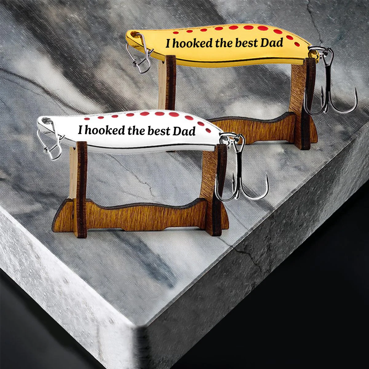 I hooked the best Dad Family Personalized Fishing Lure For Dad - Image 4