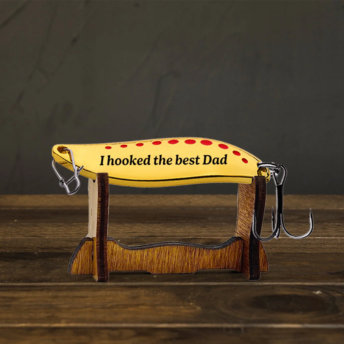 I hooked the best Dad Family Personalized Fishing Lure For Dad - Image 5