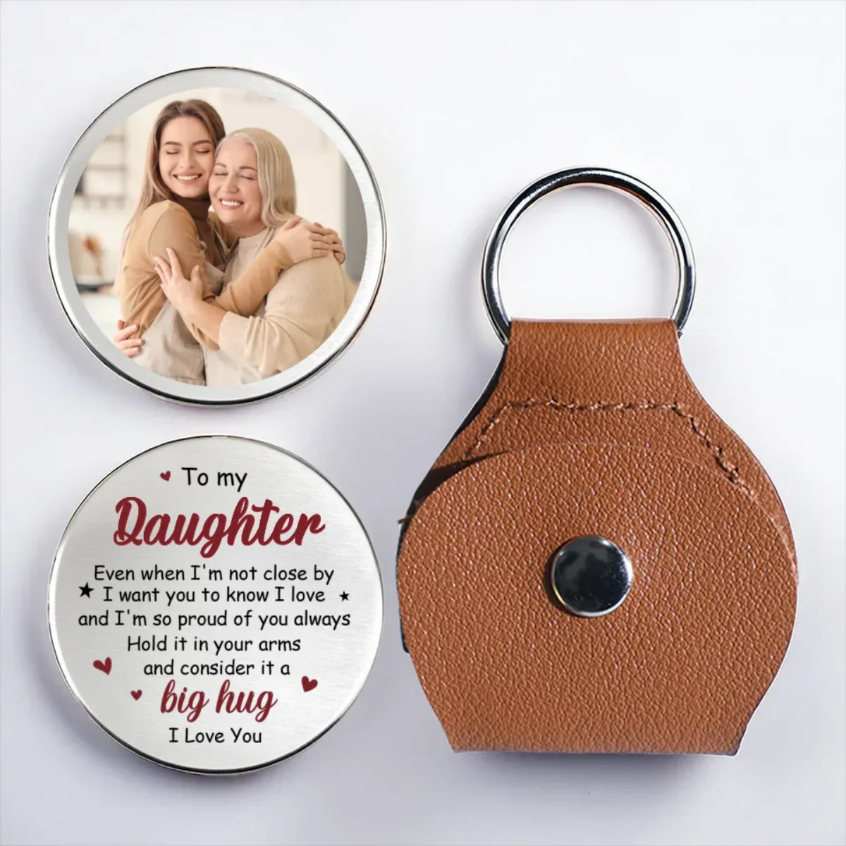 I Love You And Iām So Proud Of You - Family Personalized Custom Pocket Hug