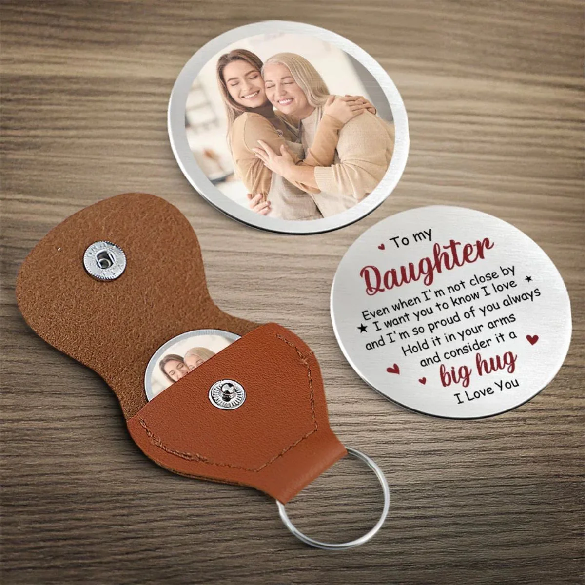 I Love You And Iām So Proud Of You - Family Personalized Custom Pocket Hug - Image 2