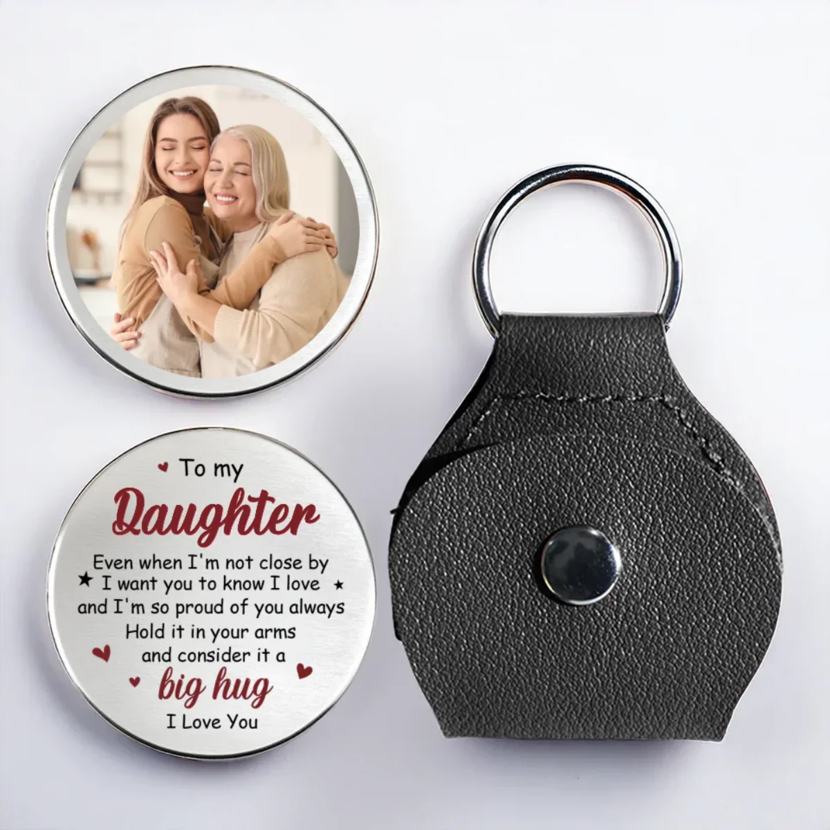 I Love You And Iām So Proud Of You - Family Personalized Custom Pocket Hug - Image 3