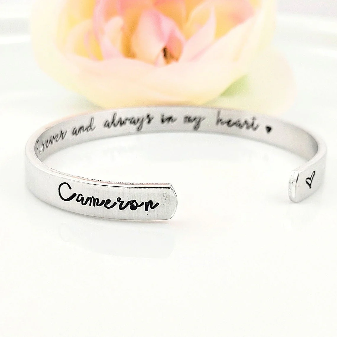 I will carry you bracelet, Personalized Bracelet for Loss of Loved One - Image 8