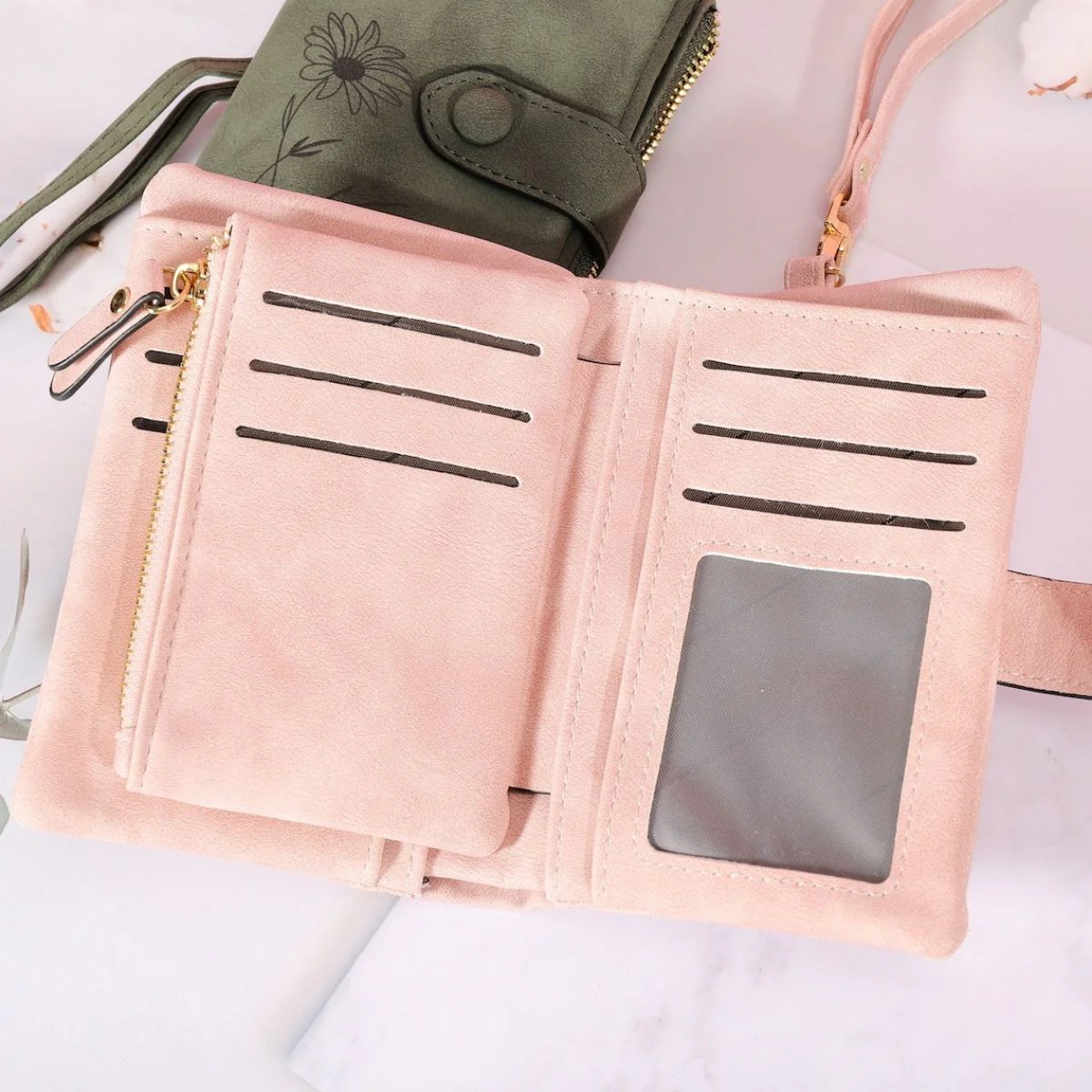 I Will Carry You With Me Until I See You Again - Personalized Photo Leather Wallet - Image 10