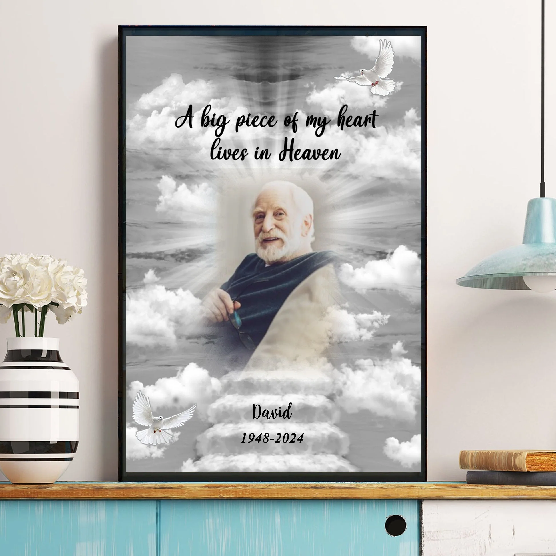 I Will Miss You Personalized Memorial Canvas/Poster - Image 3